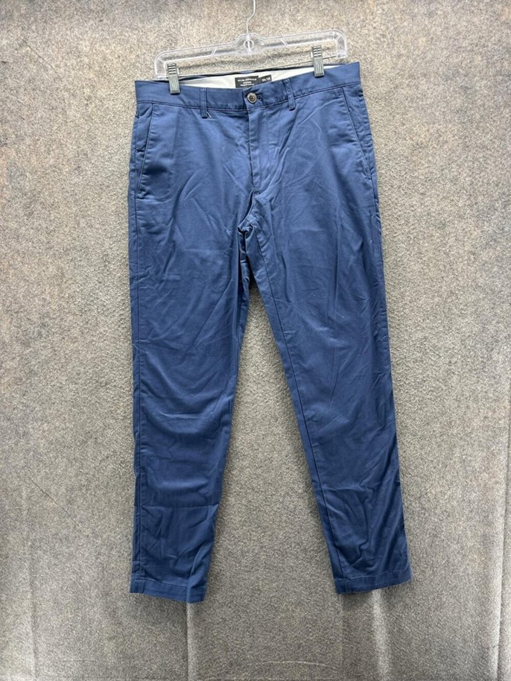 Club Monaco Pants Men 30x32 Blue Connor Chino Modern Slim Tapered Casual